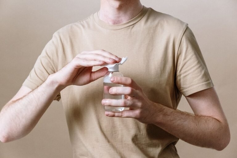 micellar cleaning water bottle